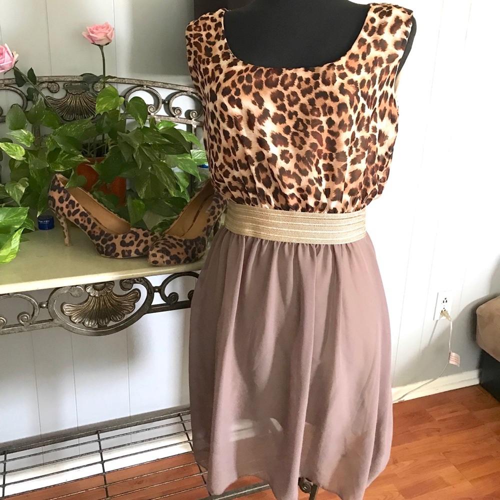 Leopard print dress 👗